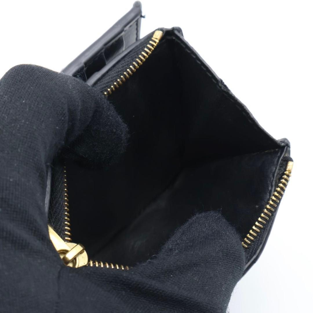 【極美品】BOTTEGAVENETA カセット 二つ折り財布 黒 RFID