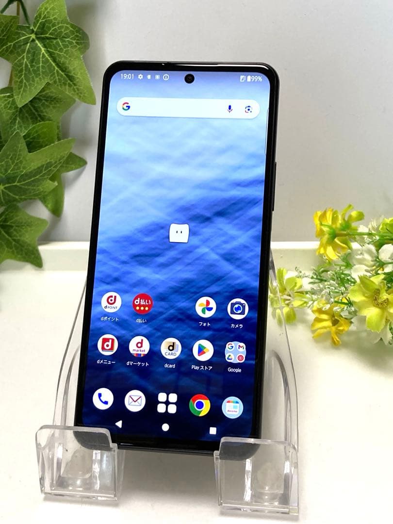 ドコモ SIMフリー ARROWS N F-51Cスマホ本体 ネイビー⭐️