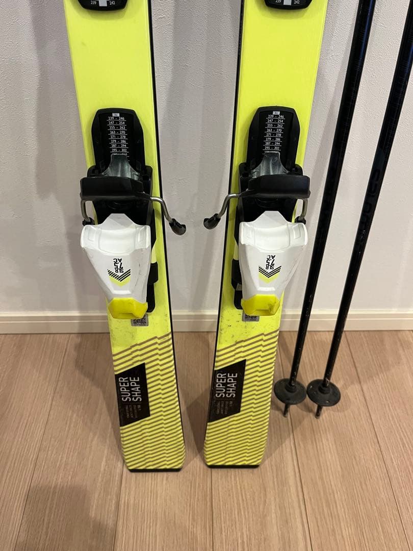 HEAD SUPER SHAPE 150cm ジュニア　 ストック付