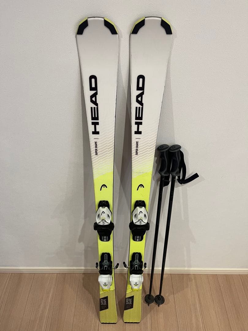 HEAD SUPER SHAPE 150cm ジュニア　 ストック付