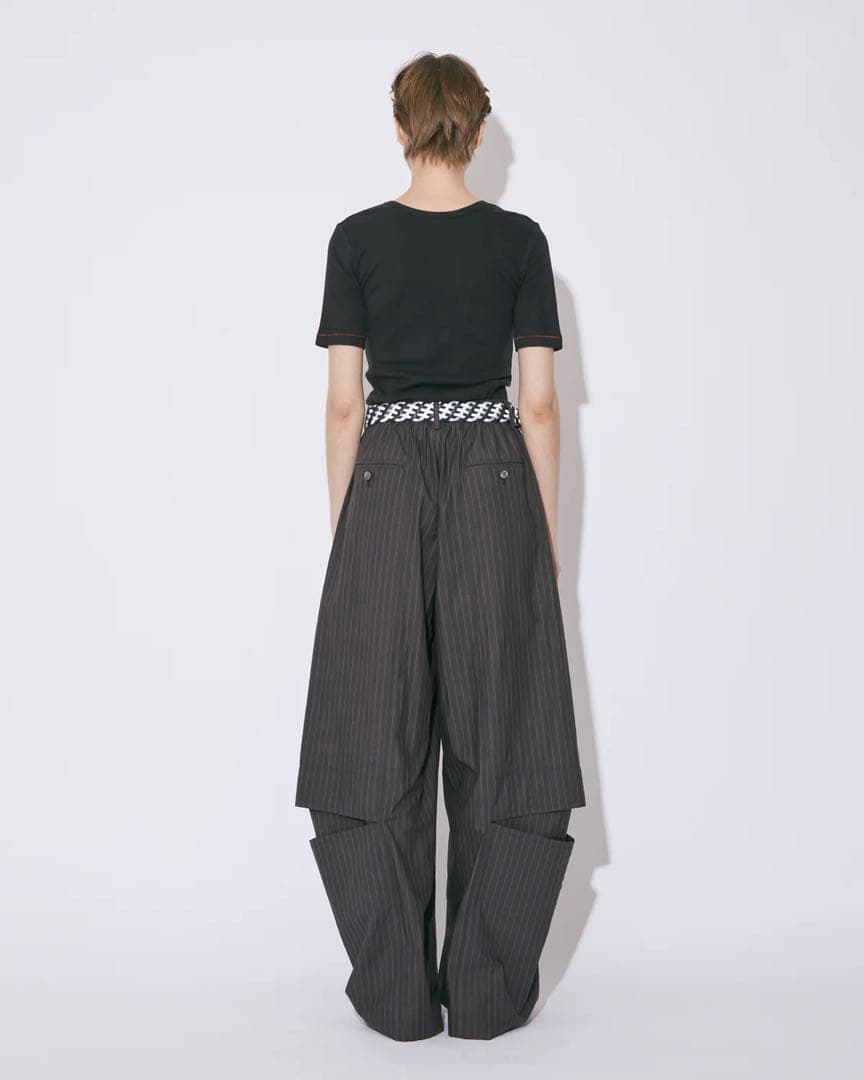 beautiful people トロンプルイユ スラックス