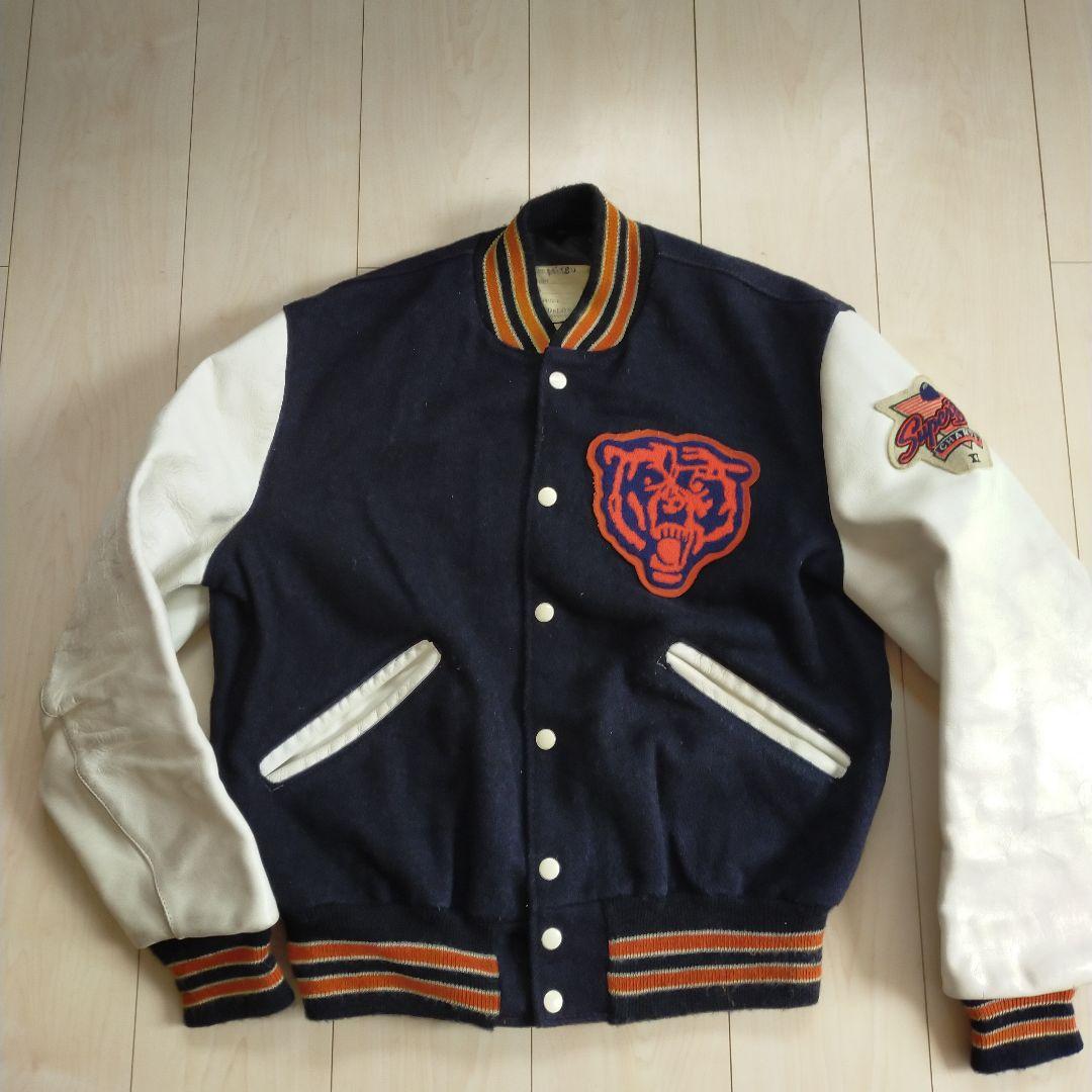 70s-80s/vintage/DeLONG/NFL/シカゴベアーズ/スタジャン