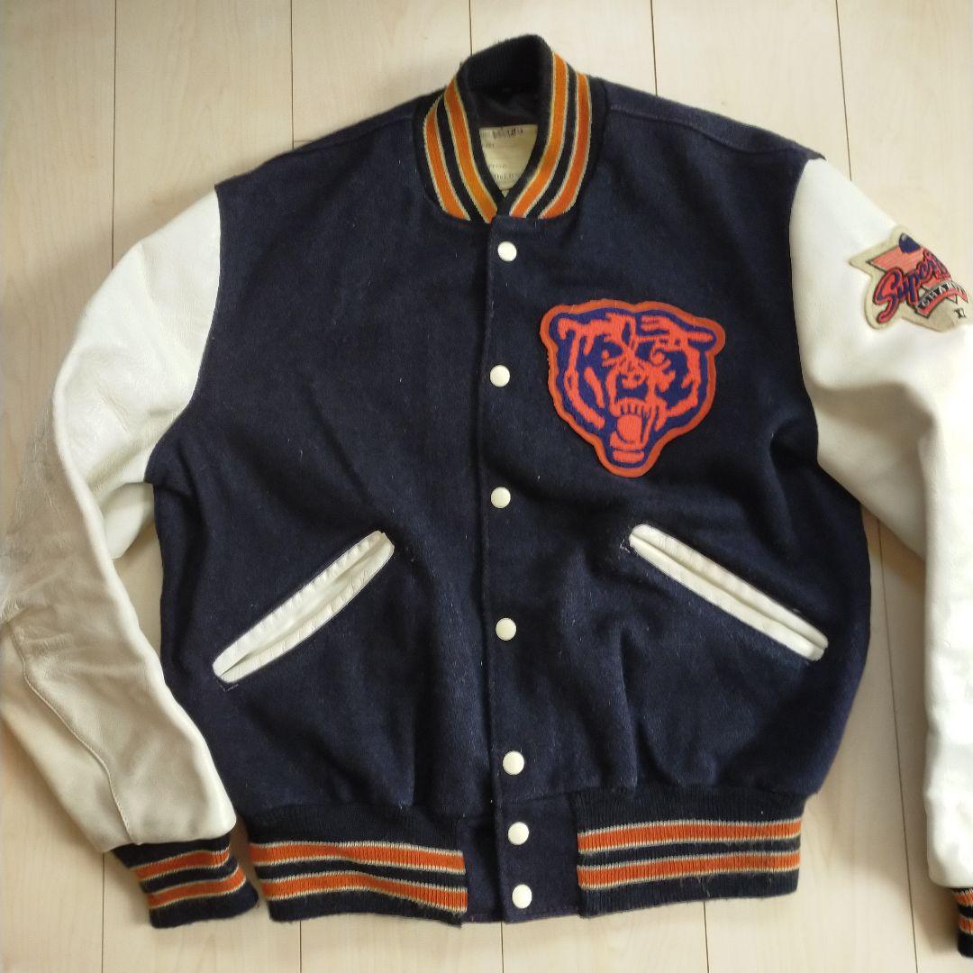 70s-80s/vintage/DeLONG/NFL/シカゴベアーズ/スタジャン