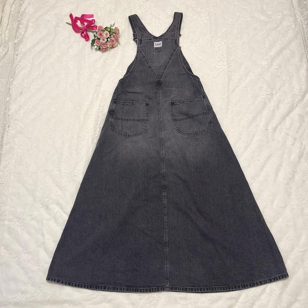 極美品Lee × B:MING by BEAMSデニムジャンパースカートブラック