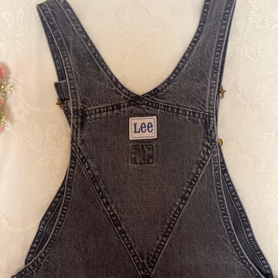 極美品Lee × B:MING by BEAMSデニムジャンパースカートブラック