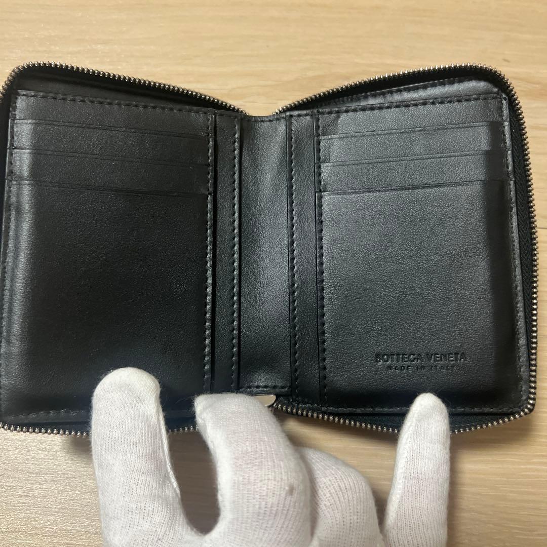 超美品　BOTTEGA VENETA カセットジップアラウンドウォレット　財布