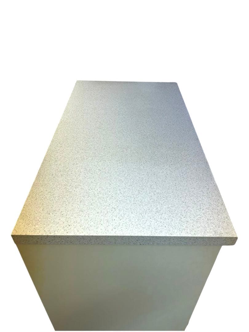 レンジボード コンセント付き モダンキッチン収納キャビネット ガラス扉付き 美品