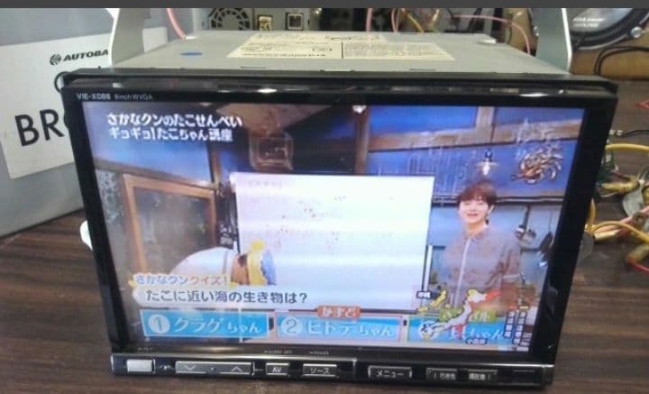 アルパイン VIE-X088 20系アルファードパネル付 8インチ フルセグ