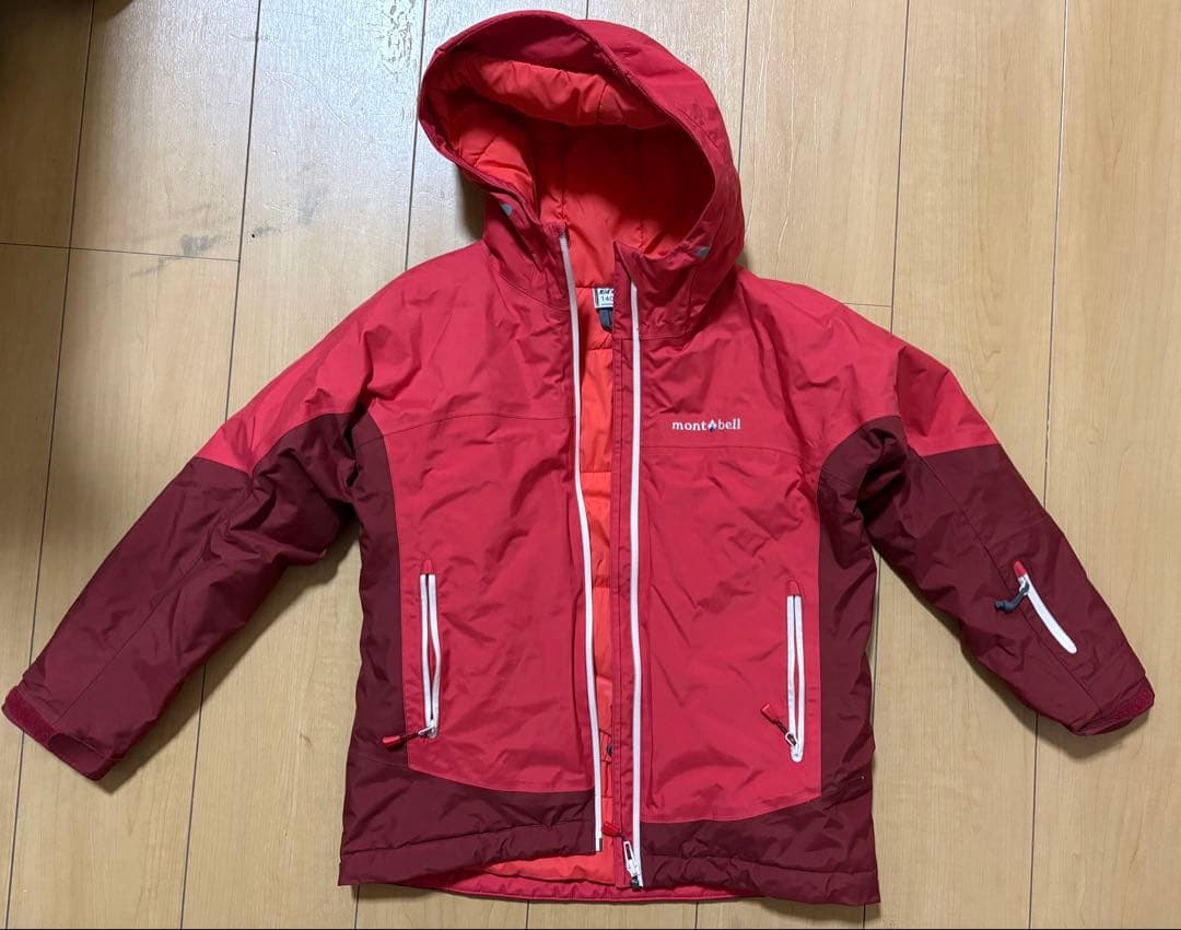 子供用スキーウェアセット（赤・青）