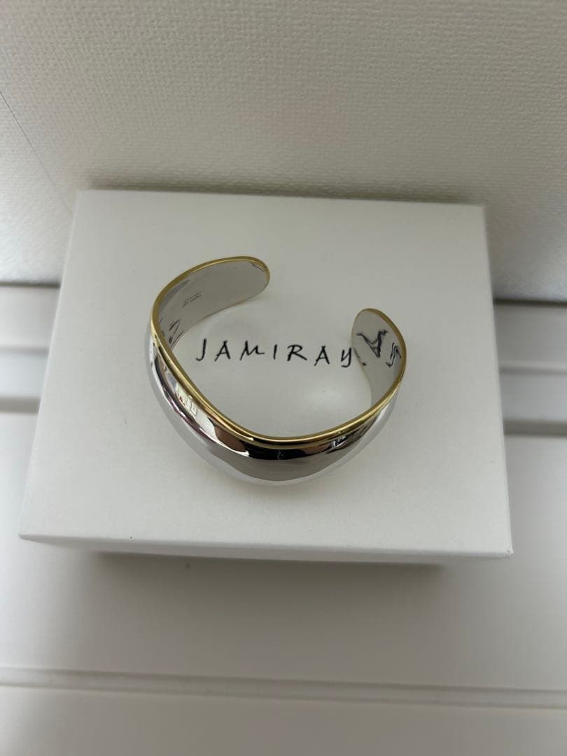 アクセサリー JAMIRAY Wavy silver bangle
