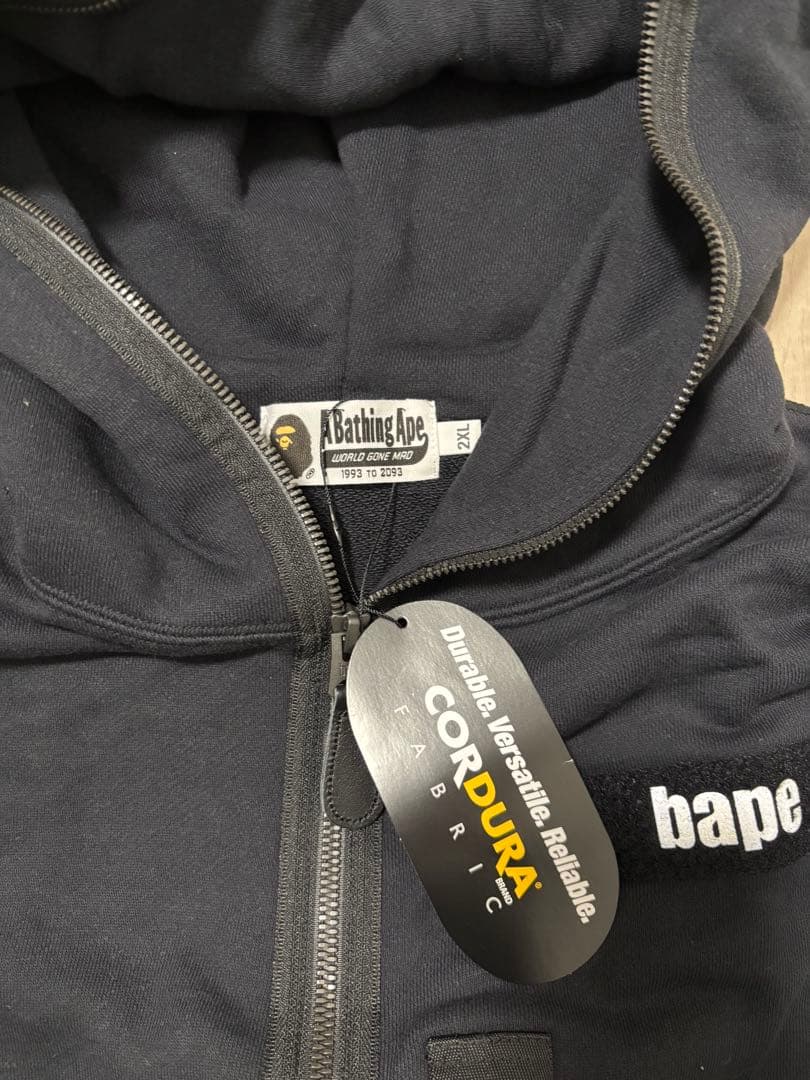 BAPE ＸCORDURA ZIP HOODIE