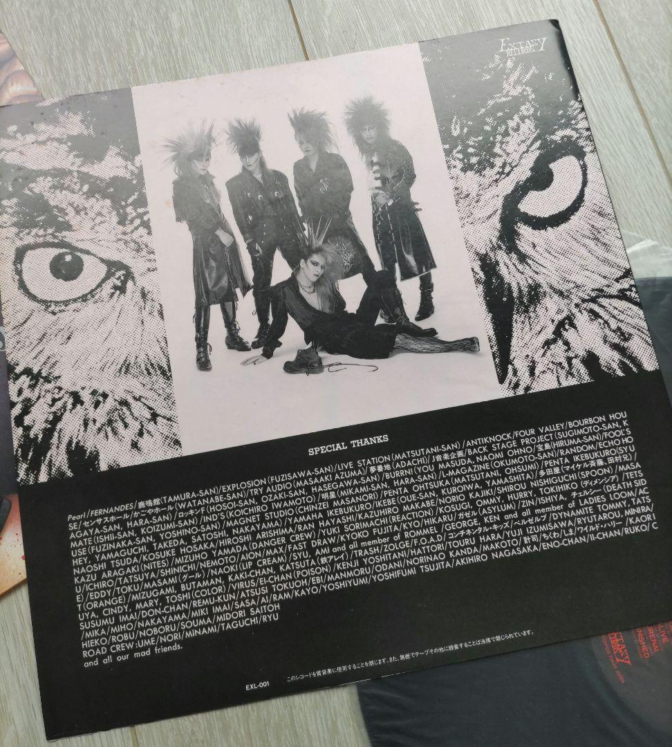 X 　アナログ　レコード 「VANISHING VISION」 美品