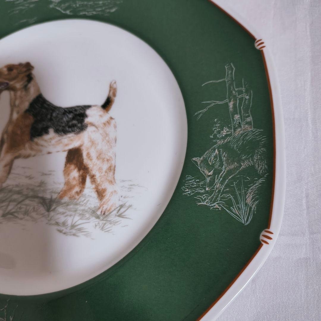 未使用 エルメス シャス 八角プレート ワイヤーフォックステリア