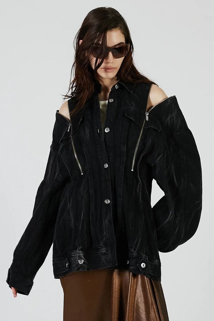 PRANK PROJECT デニムジップシャツブルゾン