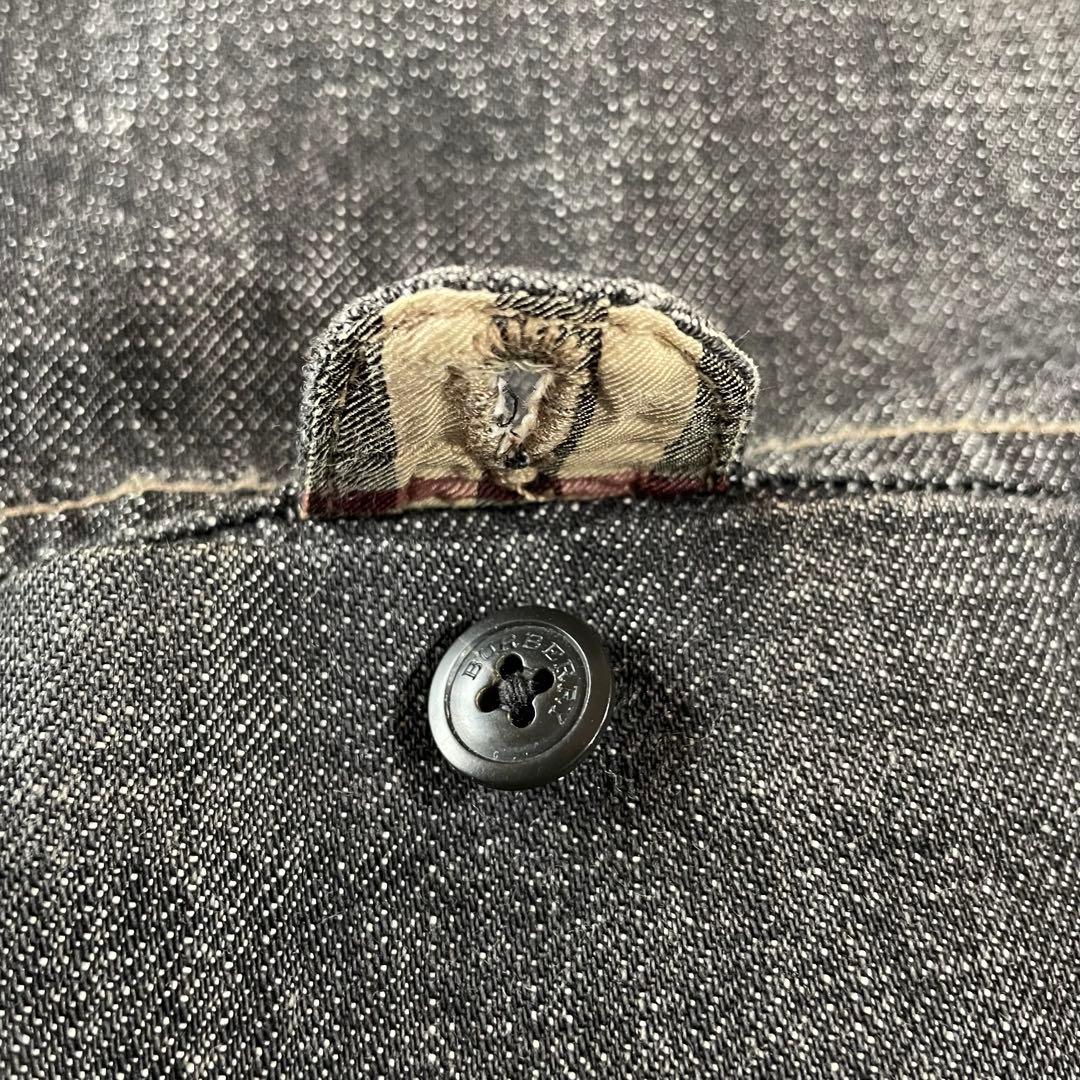 Burberry デニムジャケット XL カバーオール ノバチェック 三陽商会