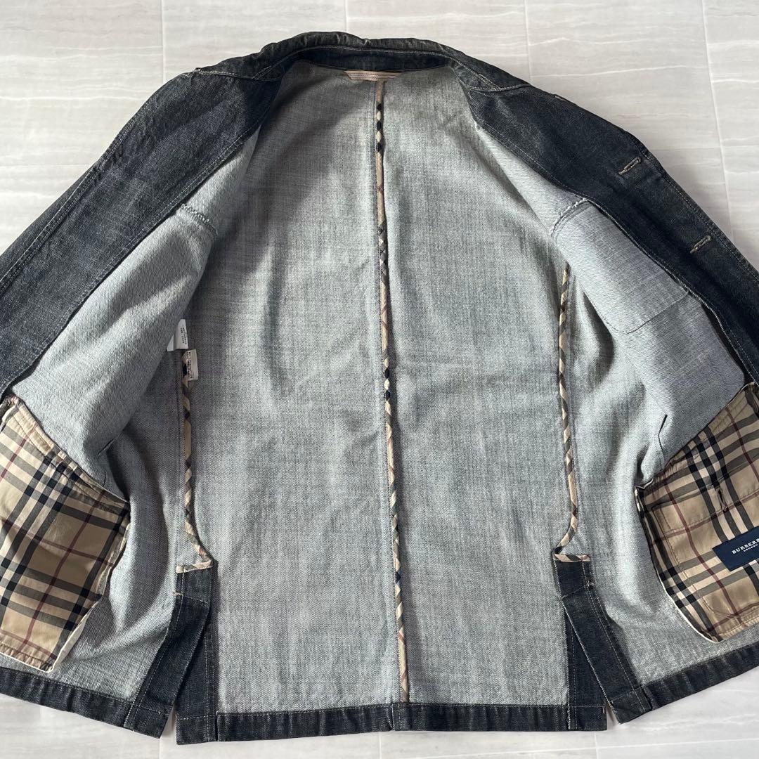 Burberry デニムジャケット XL カバーオール ノバチェック 三陽商会