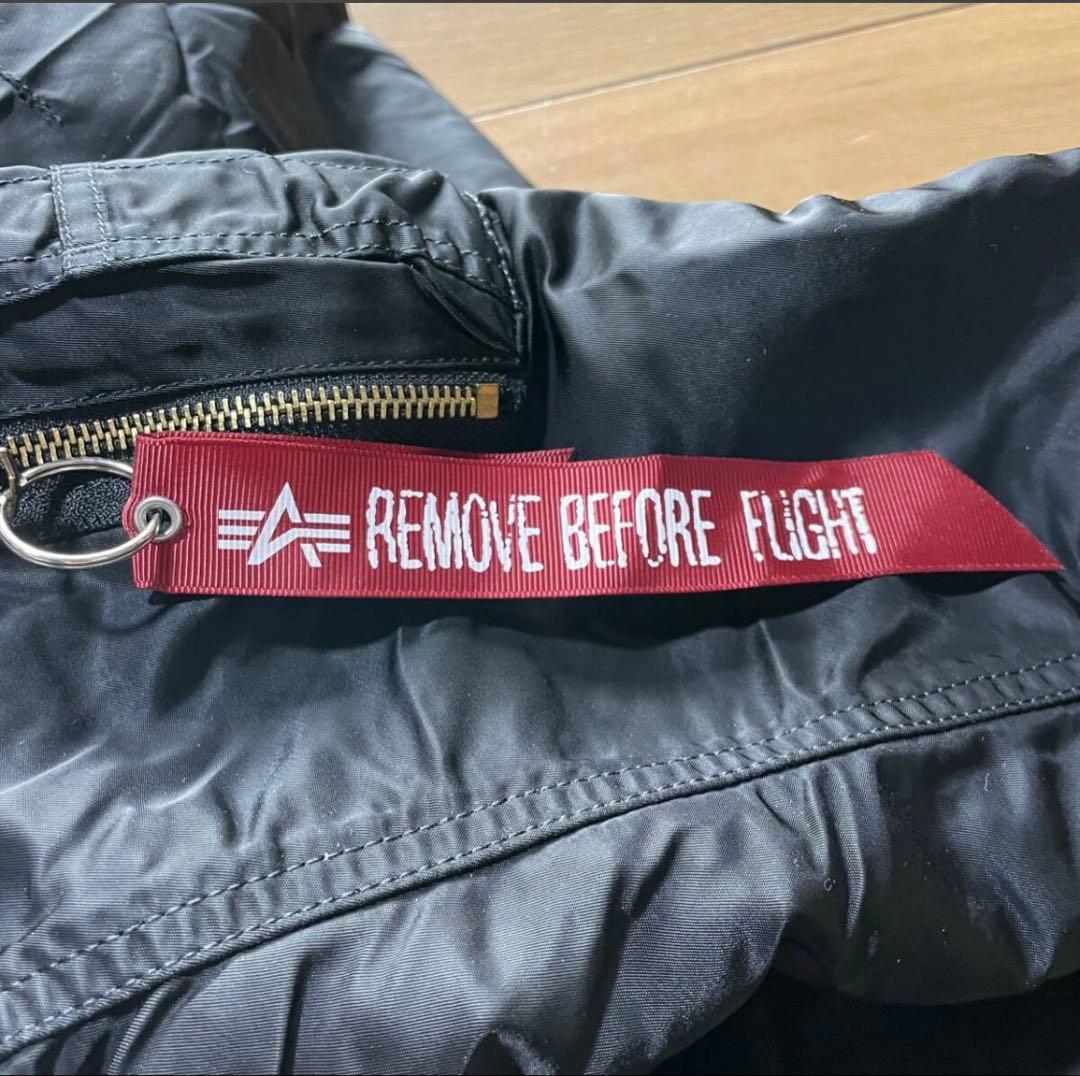 alpha ma-1 リバーシブル　グレー　ブラック