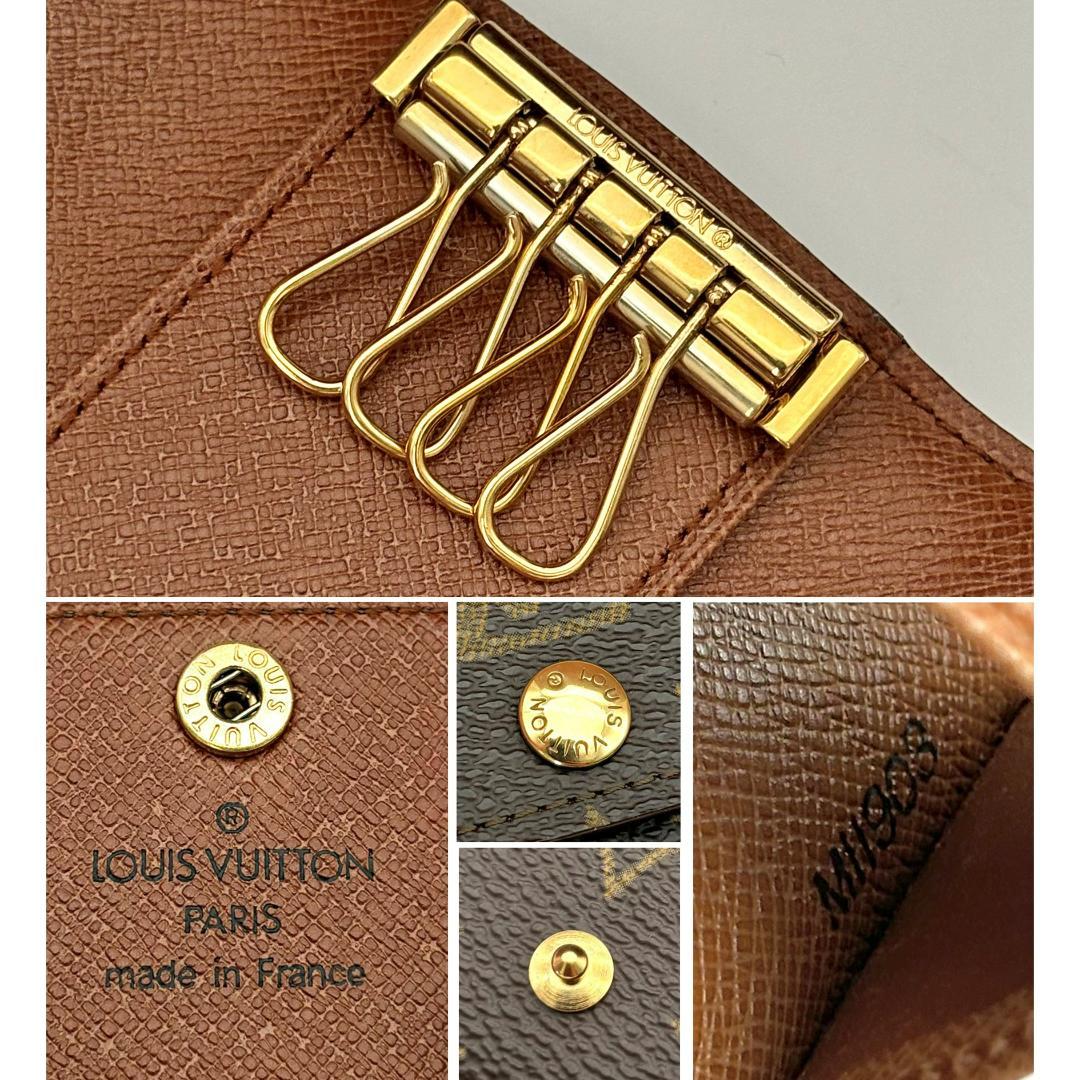 ✨極美品✨ルイヴィトン モノグラム ミュルティクレ4 キーケース ブラウン