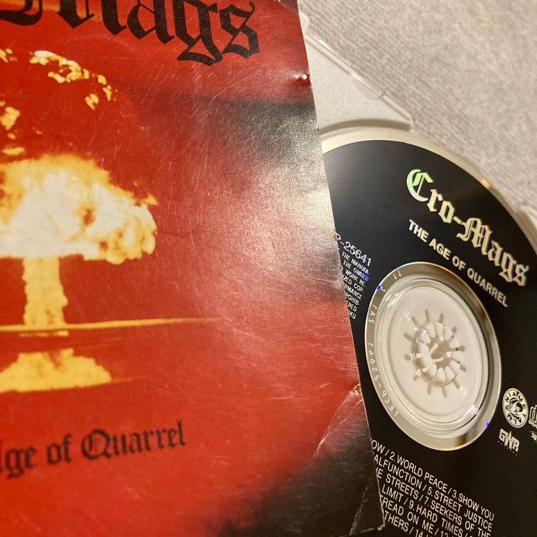 国内盤 CRO-MAGS - THE AGE OF QUARREL