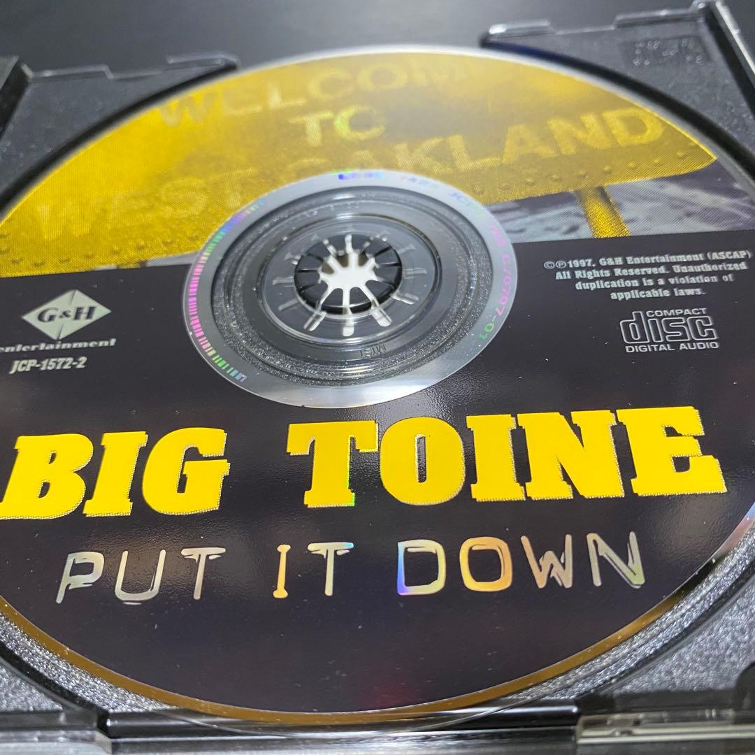 洋楽 BIG TOINE/PUT IT DOWN/G-RAP