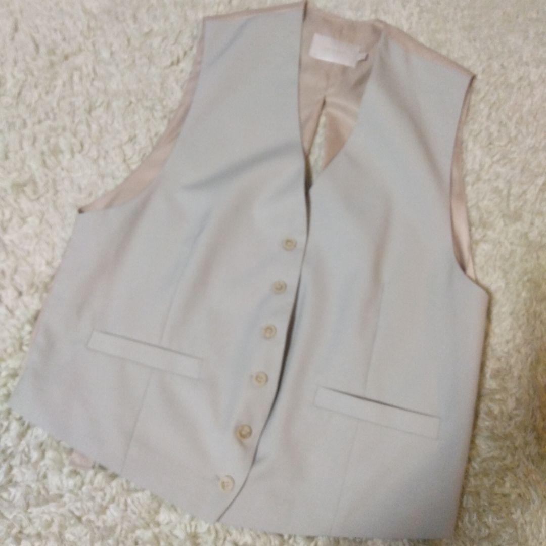 ロウクラシック　Low classic ノーカラージャケット　ベスト　L