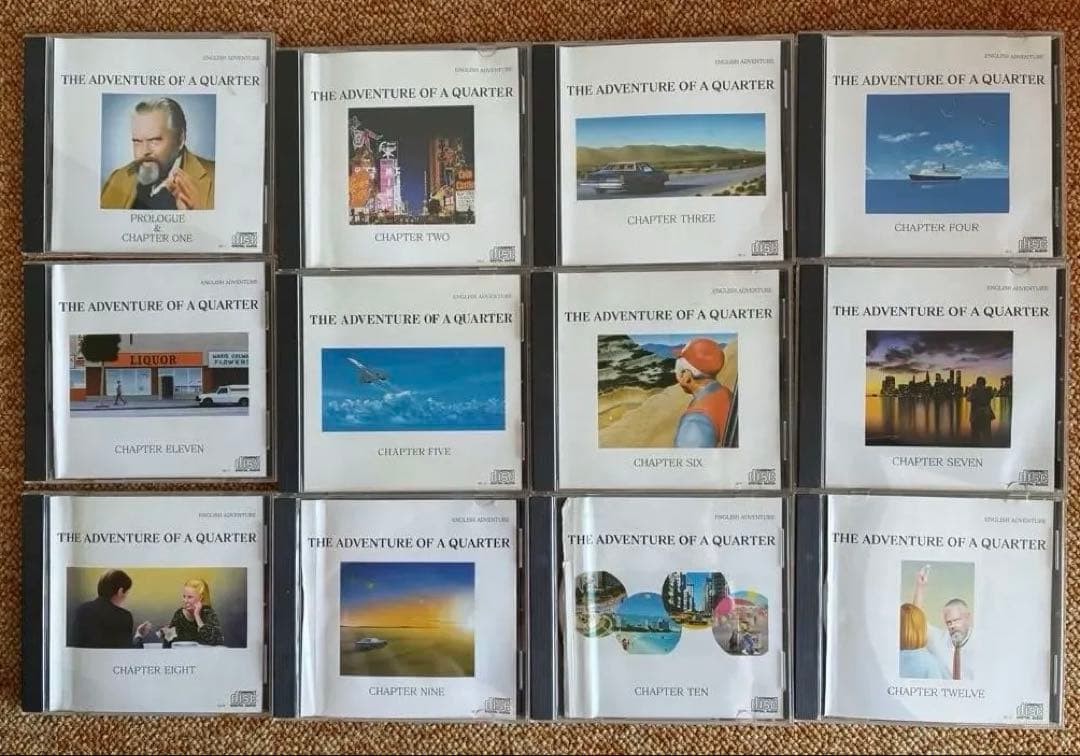 THE ADVENTURE OF A QUARTERセットCD12枚/書籍34冊