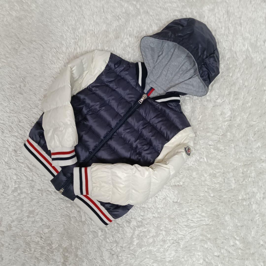 【美品】MONCLERモンクレール ライトダウンジャケット 2WAY　パーカー