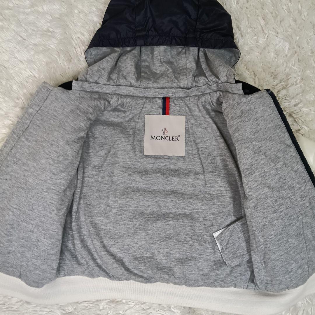 【美品】MONCLERモンクレール ライトダウンジャケット 2WAY　パーカー