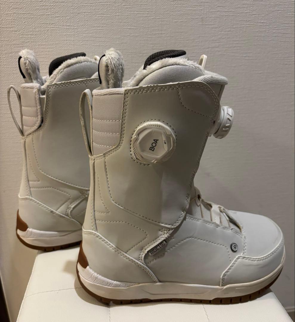 RIDE HERA ホワイト ブーツ ダブルボア 22~22.5cm