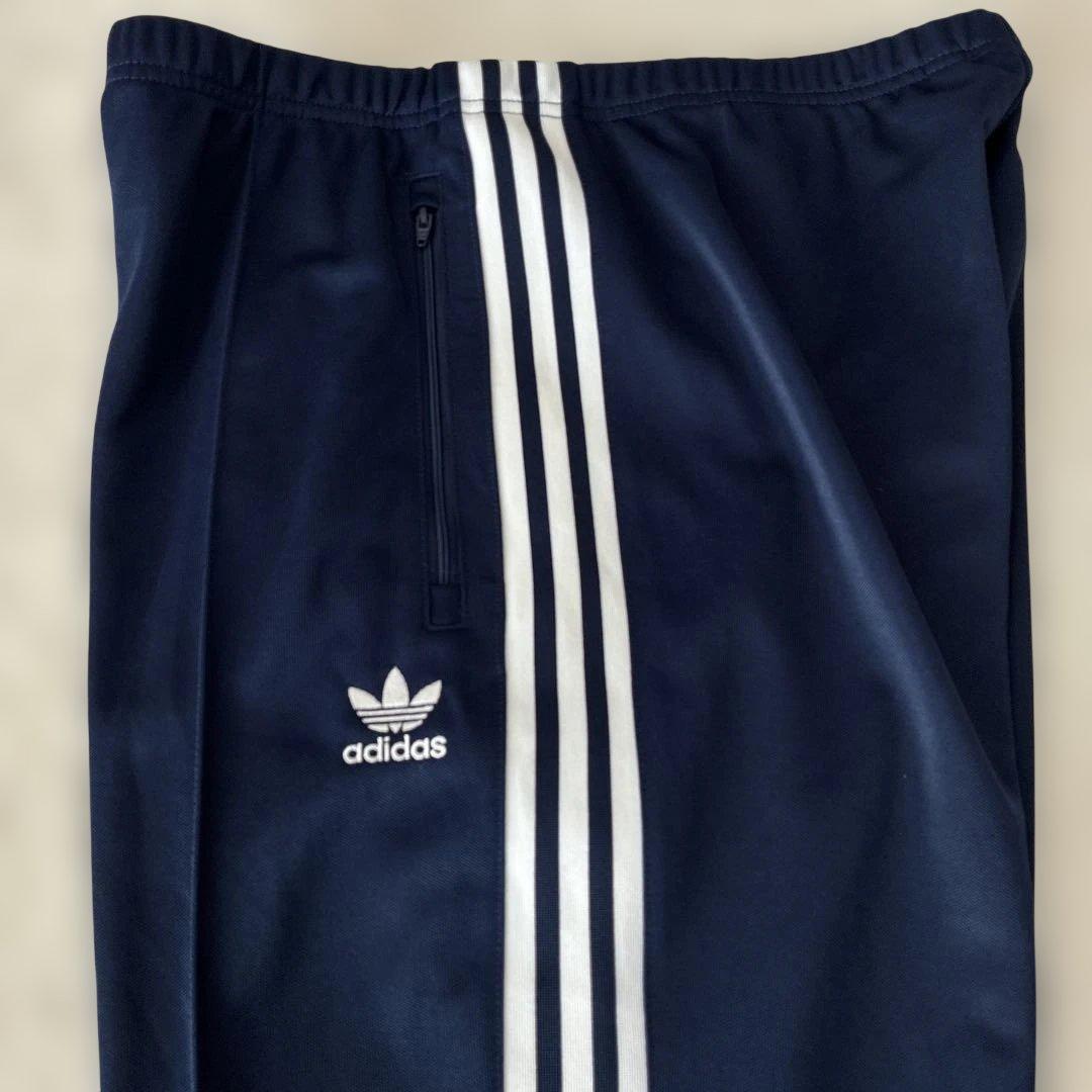 ✨新品 アディダス トラックパンツ ジャージ ネイビー ファイヤーバード 刺繍