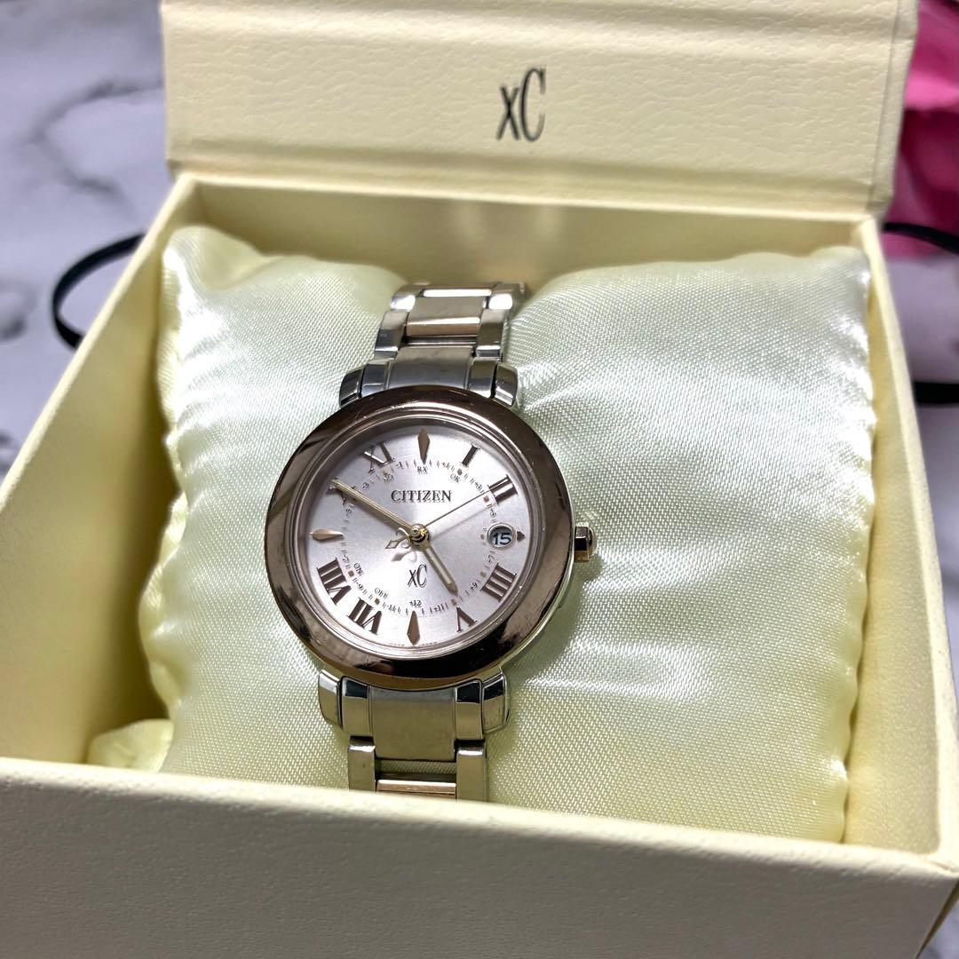 【美品】シチズン クロスシー XC ヒカリコレクション 箱付き 腕時計