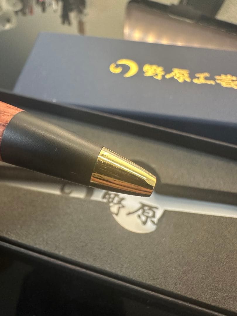 野原工芸 花梨 新型ボールペン 超美品