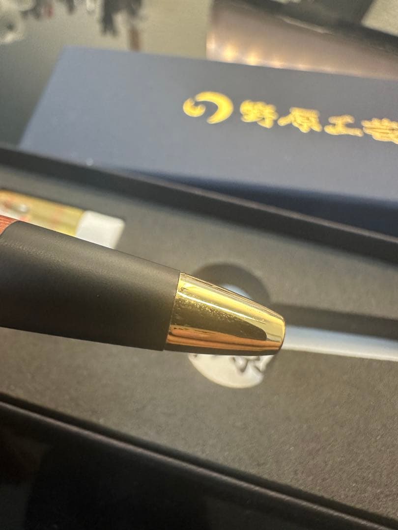 野原工芸 花梨 新型ボールペン 超美品