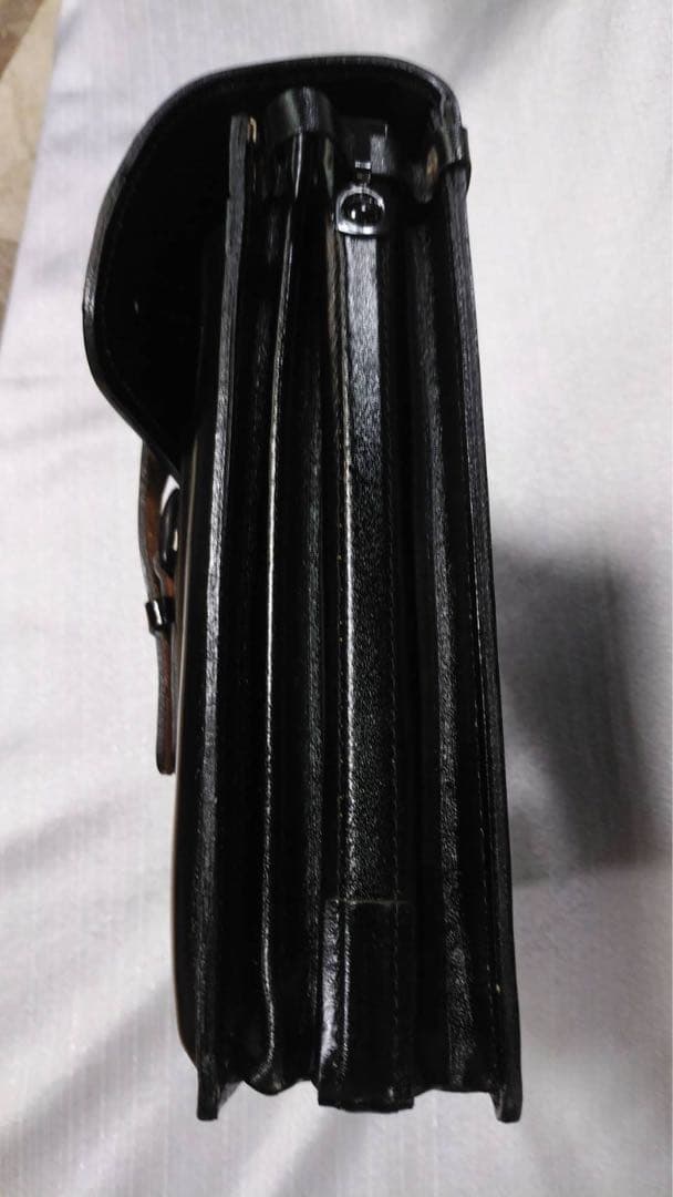 牛革製　学生鞄　レトロ　昭和　未使用品