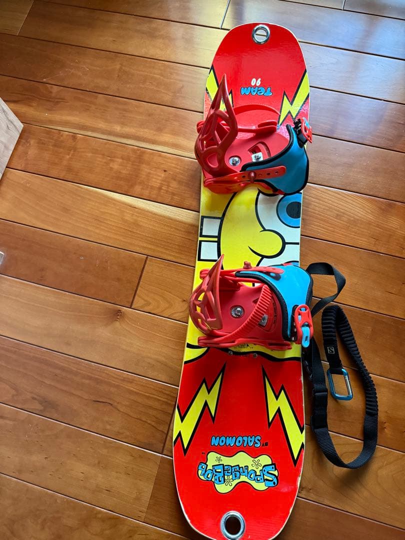 【ボード　ブーツ　ビンディング３点セット】　SALOMON スポンジ ボブ　90