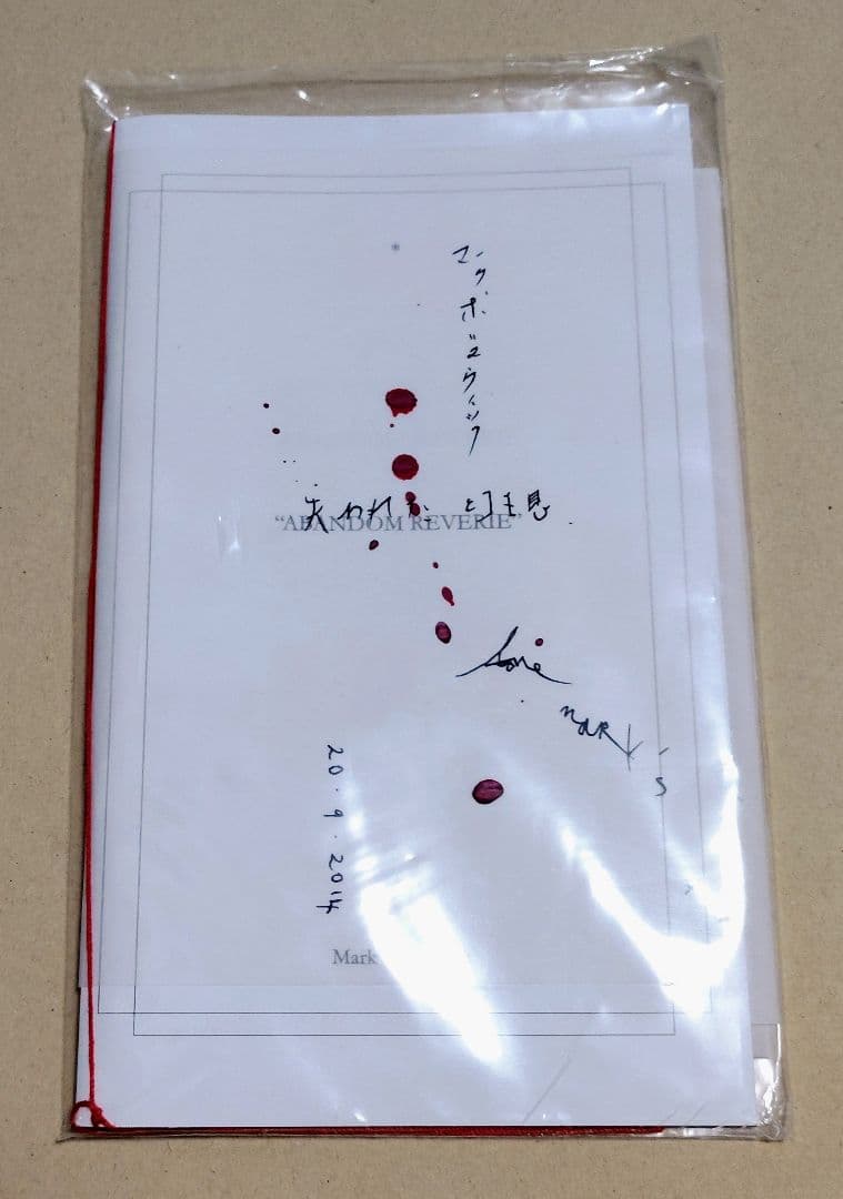 Mark Borthwick Abandom Reverie ＆ zine