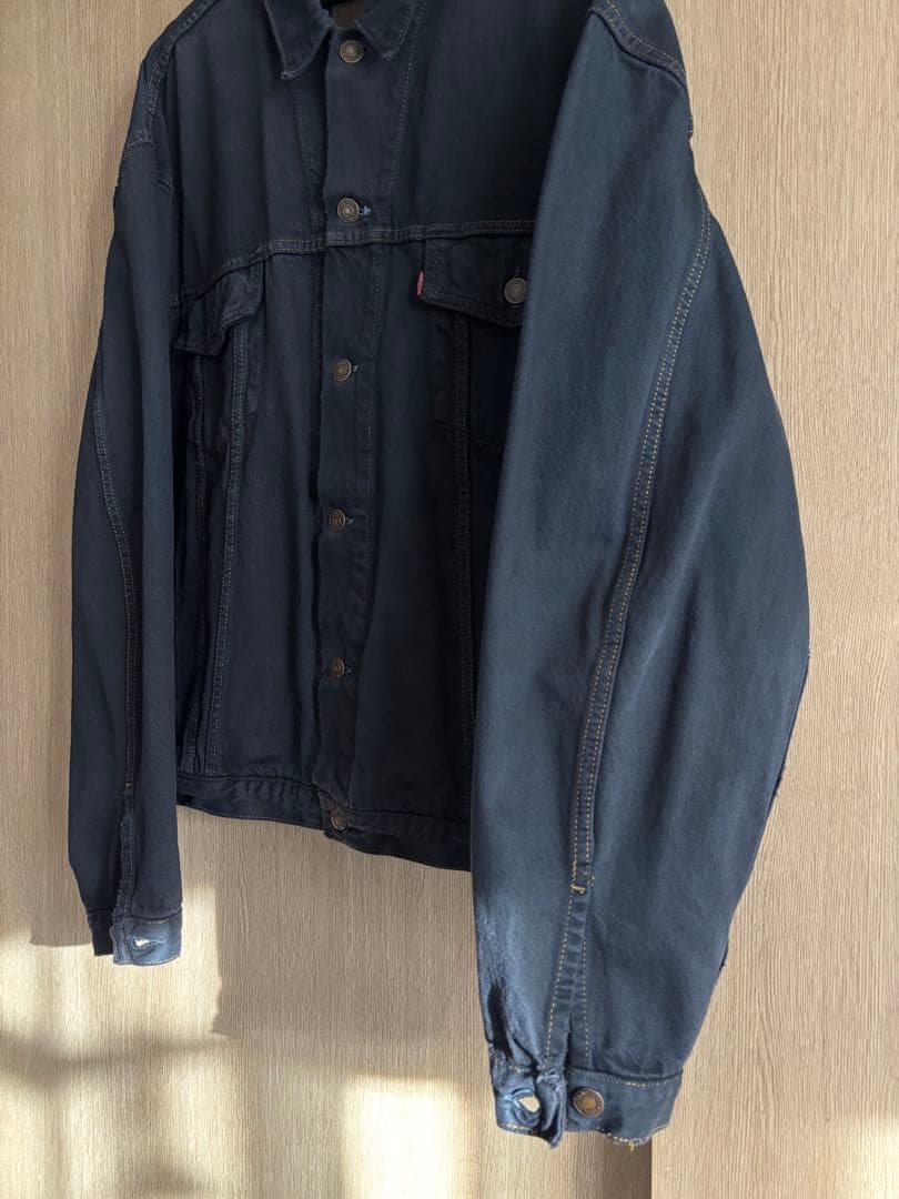 Levi’s 後染めブラック デニムジャケット　80s.90s USA製
