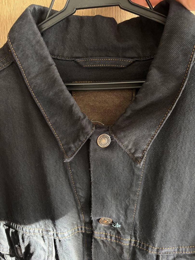 Levi’s 後染めブラック デニムジャケット　80s.90s USA製