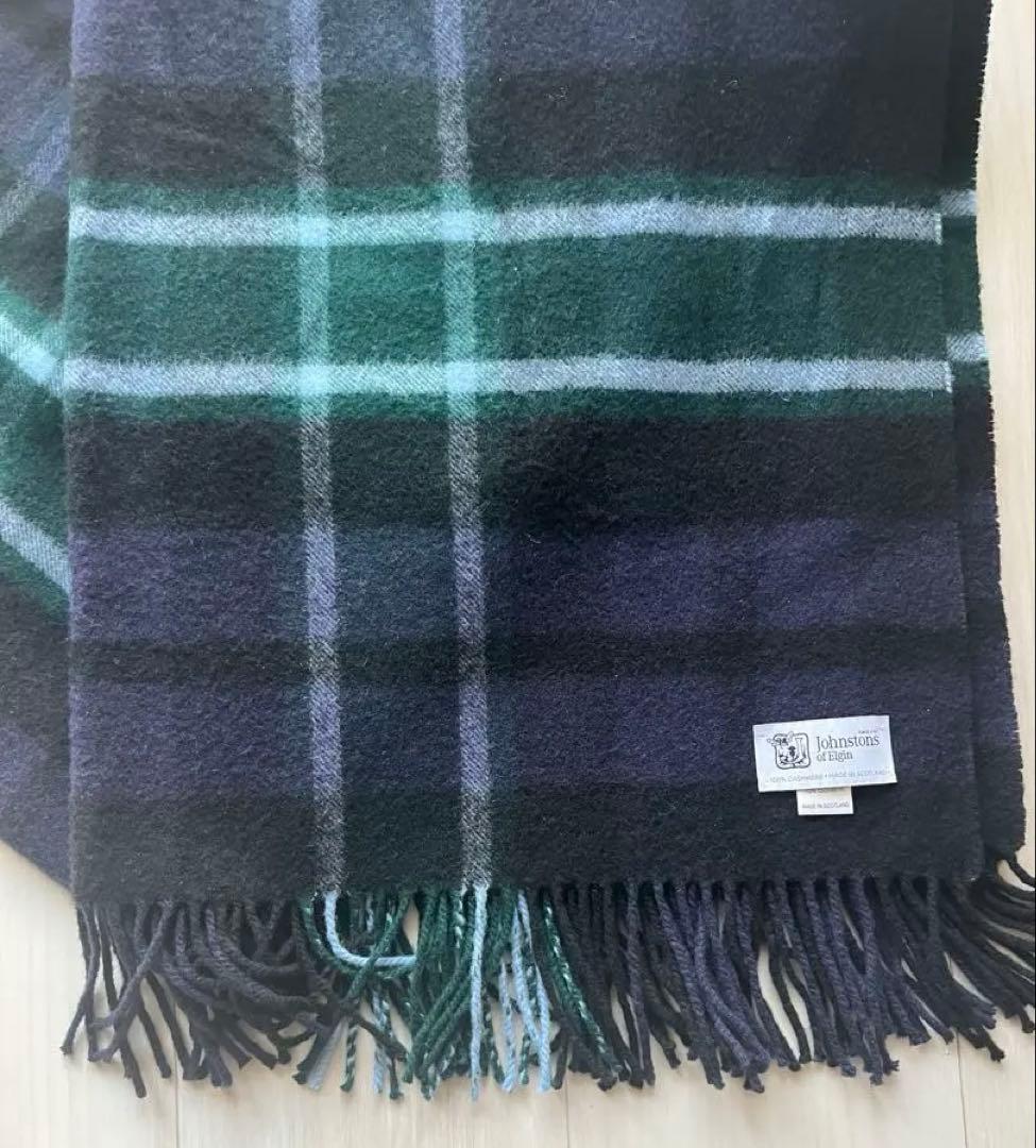 ジョンストンズ Johnstons100%大判カシミヤ ストール Baird