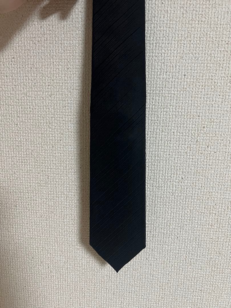 【美品】 SHADOW REGIMENTAL NECK TIE サリバン黒タイ