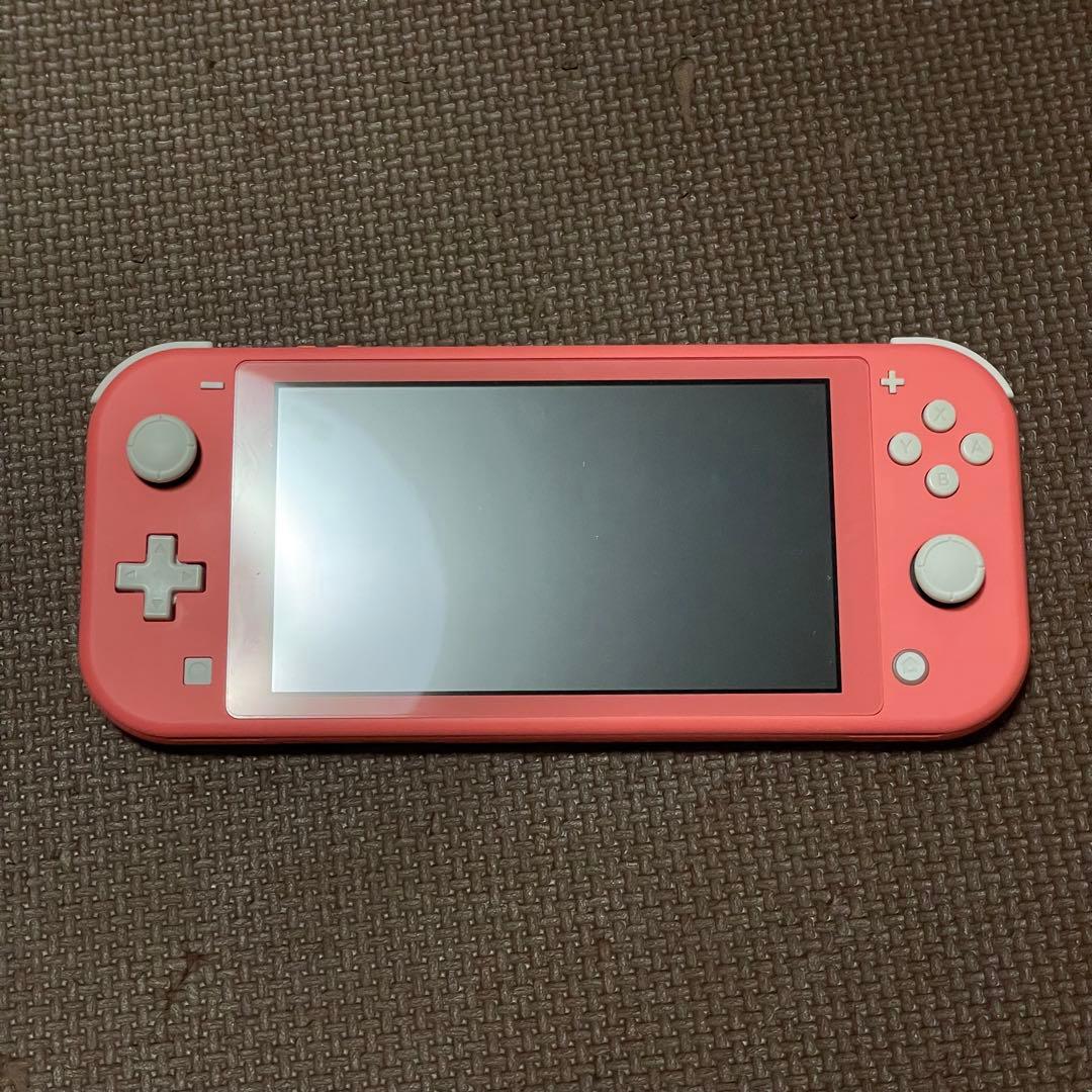 わ*ん様 Nintendo Switch Lite Coral 本体　純正ケース