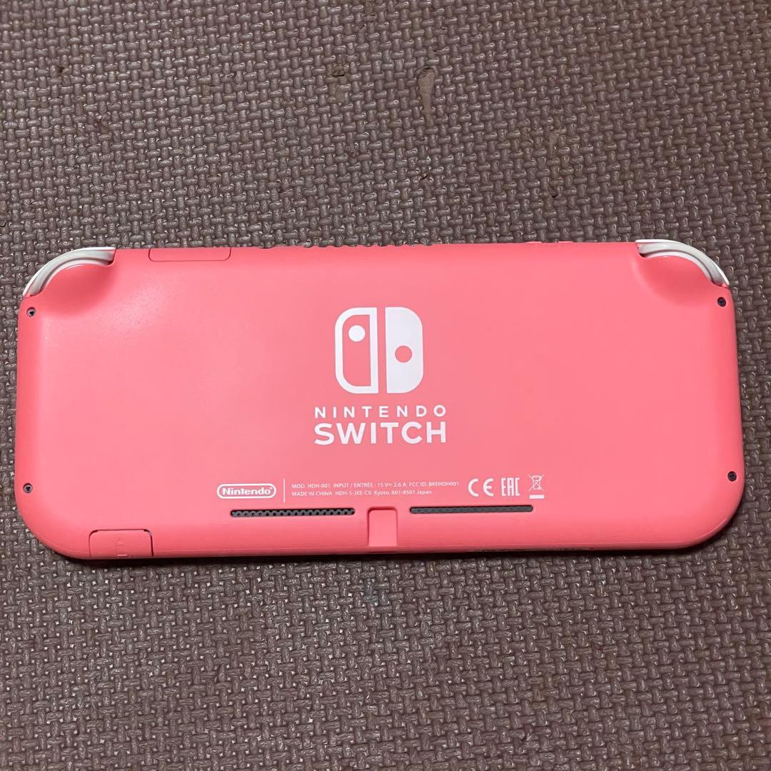 わ*ん様 Nintendo Switch Lite Coral 本体　純正ケース