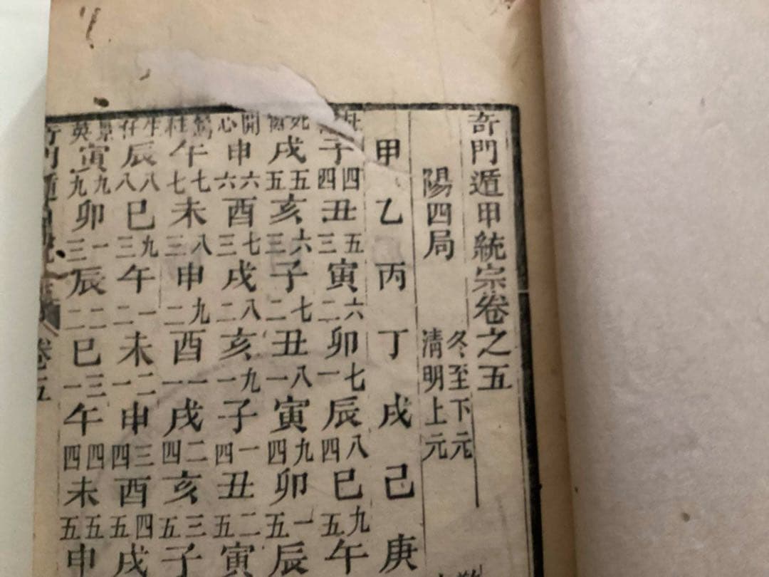 【希少本】奇門遁甲統宗大全　全6冊