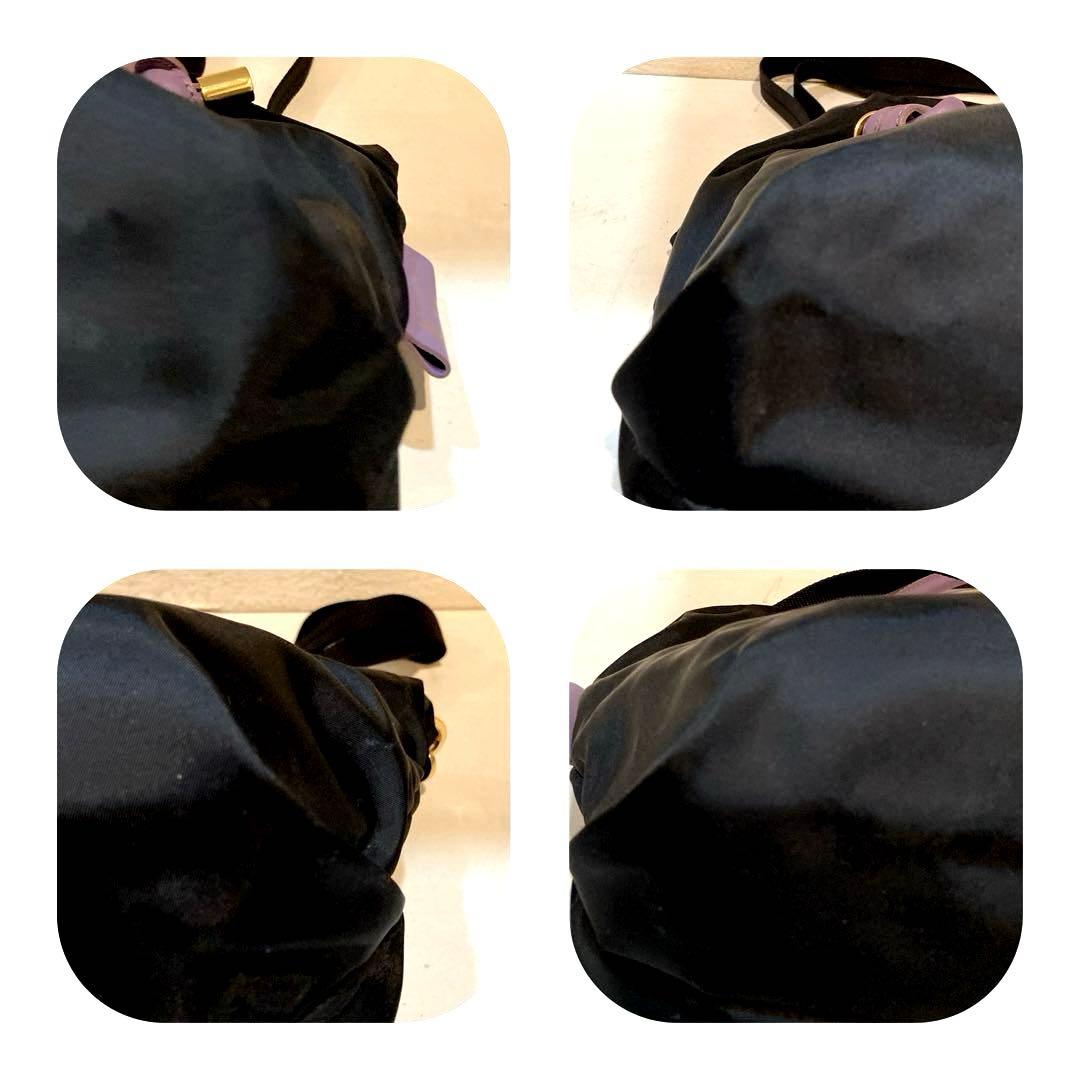 【美品】VIOLAd’ORO BIANCA トートバッグ S 2WAY 黒