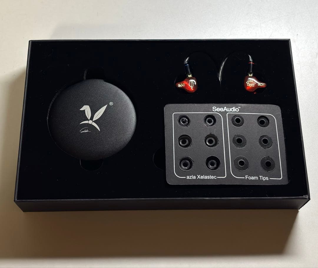 See audio Bravery AE 赤 有線イヤホン