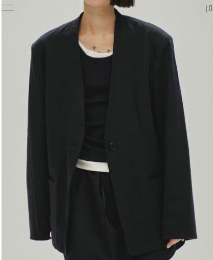 TODAYFUL　Collarless Cottonsatin Jacket