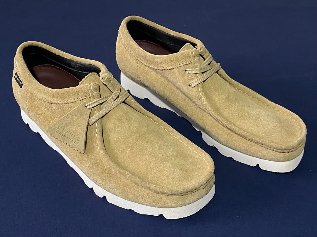 クラークス ワラビー ゴアテックス メープルスエード 26cm