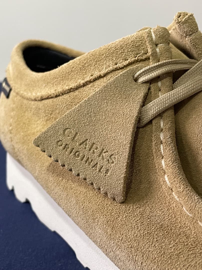 クラークス ワラビー ゴアテックス メープルスエード 26cm