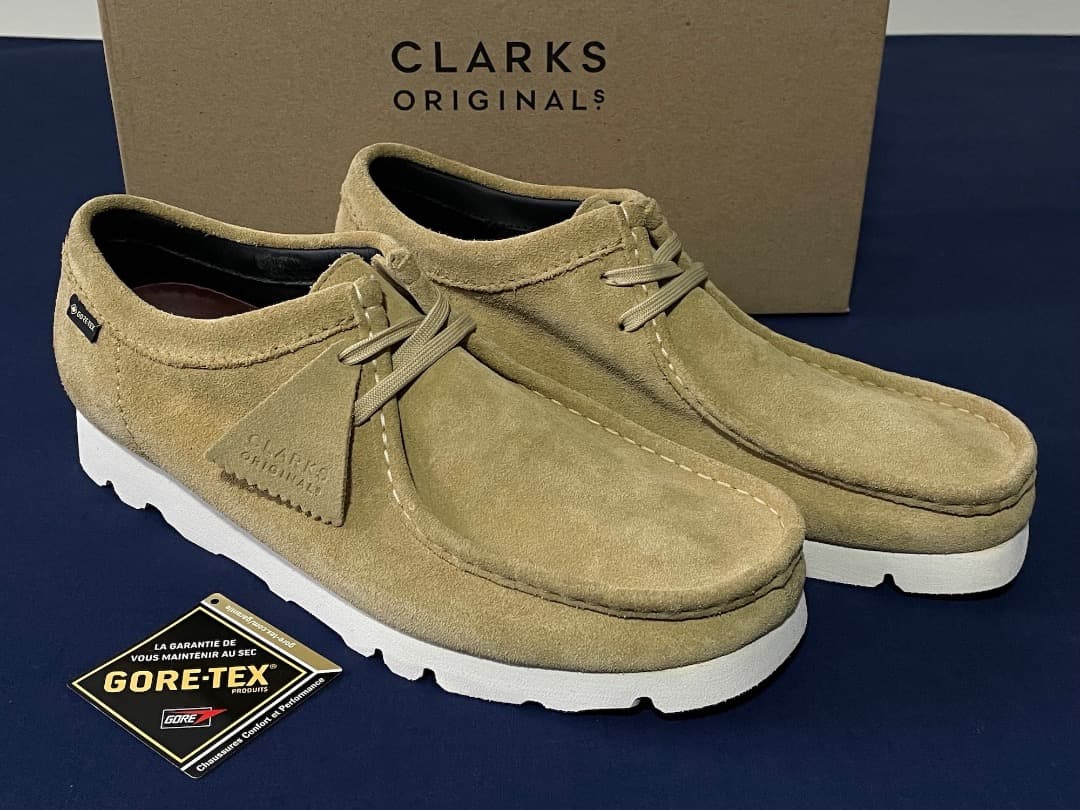 クラークス ワラビー ゴアテックス メープルスエード 26cm