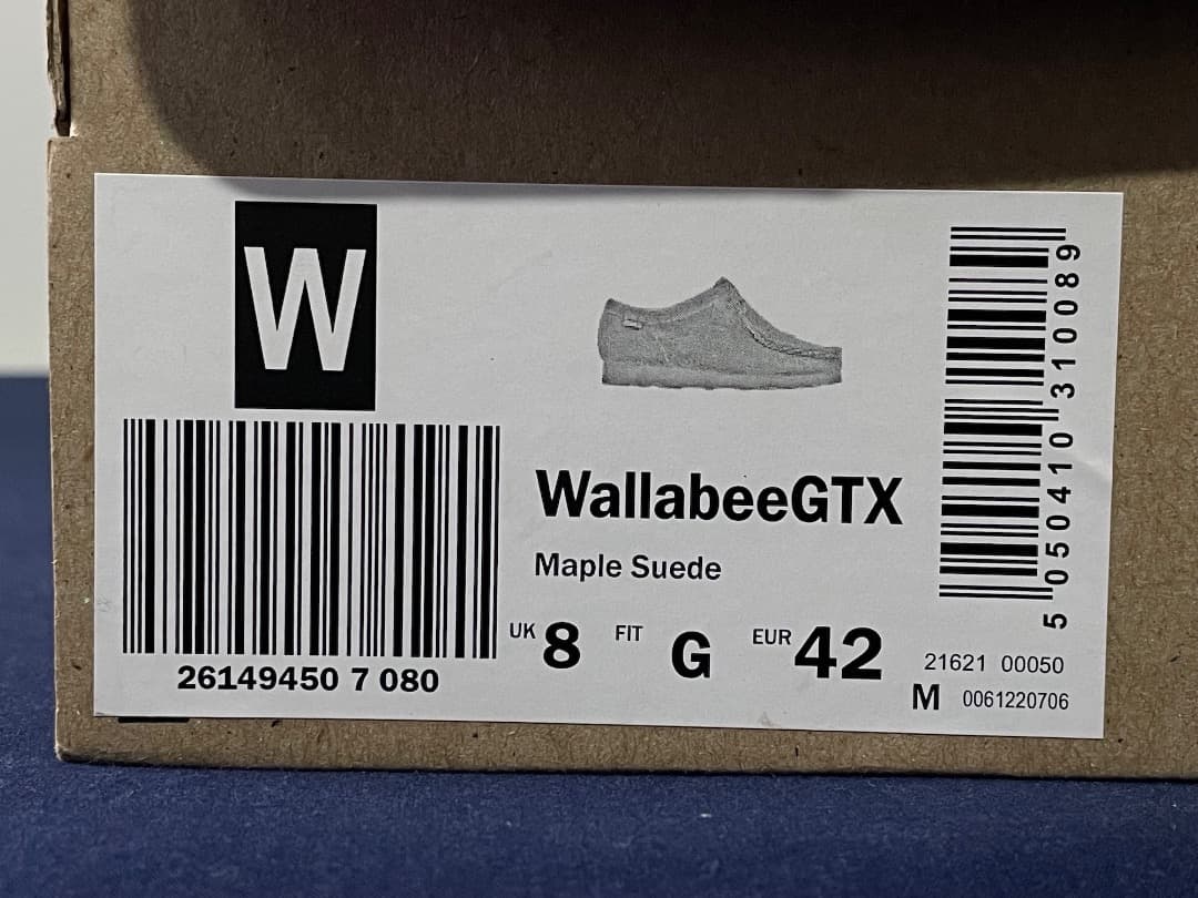 クラークス ワラビー ゴアテックス メープルスエード 26cm